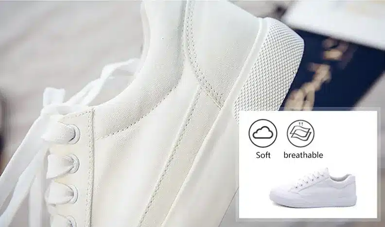 Women sneakers 2018 new arrivals fashion lace-up black/white women shoes solid sewing shallow casual canvas shoes women 18