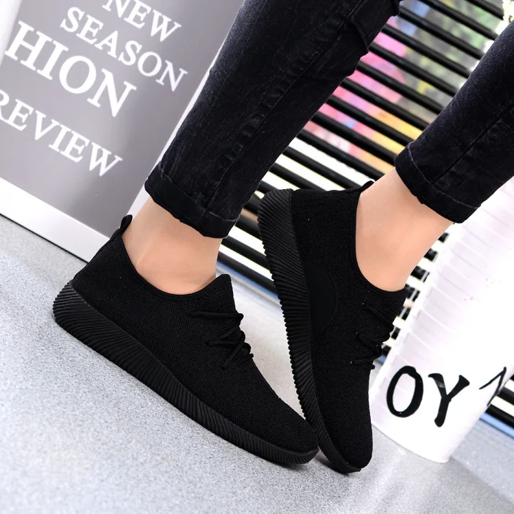 SWYIVY Women Sneakers Light Weight 2018 41 Woman Casual Shoes Slip On Lazy Shoes Comfortable Candy Color Breathable Net Shoe 27