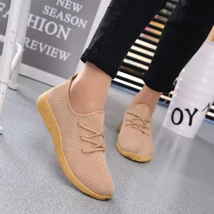 SWYIVY Women Sneakers Light Weight 2018 41 Woman Casual Shoes Slip On Lazy Shoes Comfortable Candy Color Breathable Net Shoe 31