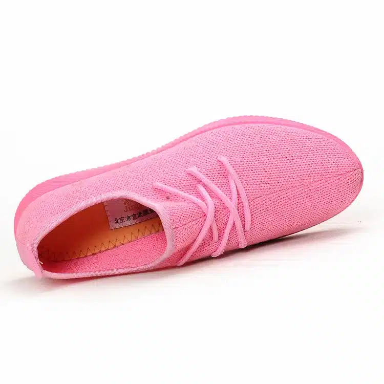 SWYIVY Women Sneakers Light Weight 2018 41 Woman Casual Shoes Slip On Lazy Shoes Comfortable Candy Color Breathable Net Shoe 34