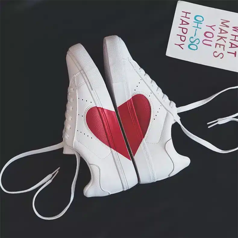 Smile Circle 2018 Spring/Summer White Sneakers Women Ultra-soft Lace-up Casual Shoes Women Flat Platform Shoes Girl shoes A58101 17