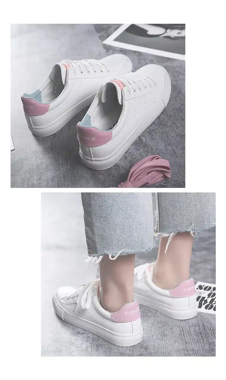 M.GENERAL Women Casual Shoes 2018 Summer New Female Leather Shoes Mixed Color Fashion Sneakers Zapatillas Deportivas Mujer 35-40 19
