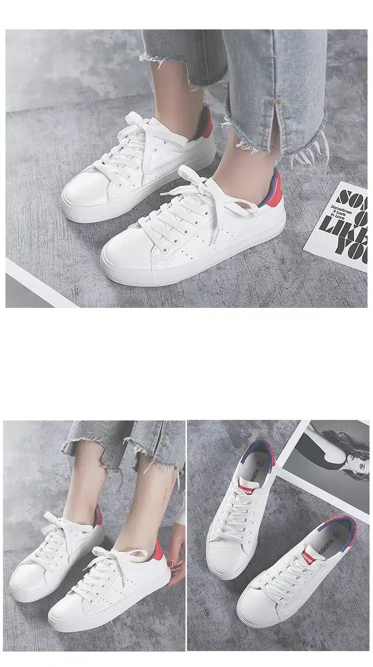 M.GENERAL Women Casual Shoes 2018 Summer New Female Leather Shoes Mixed Color Fashion Sneakers Zapatillas Deportivas Mujer 35-40 26