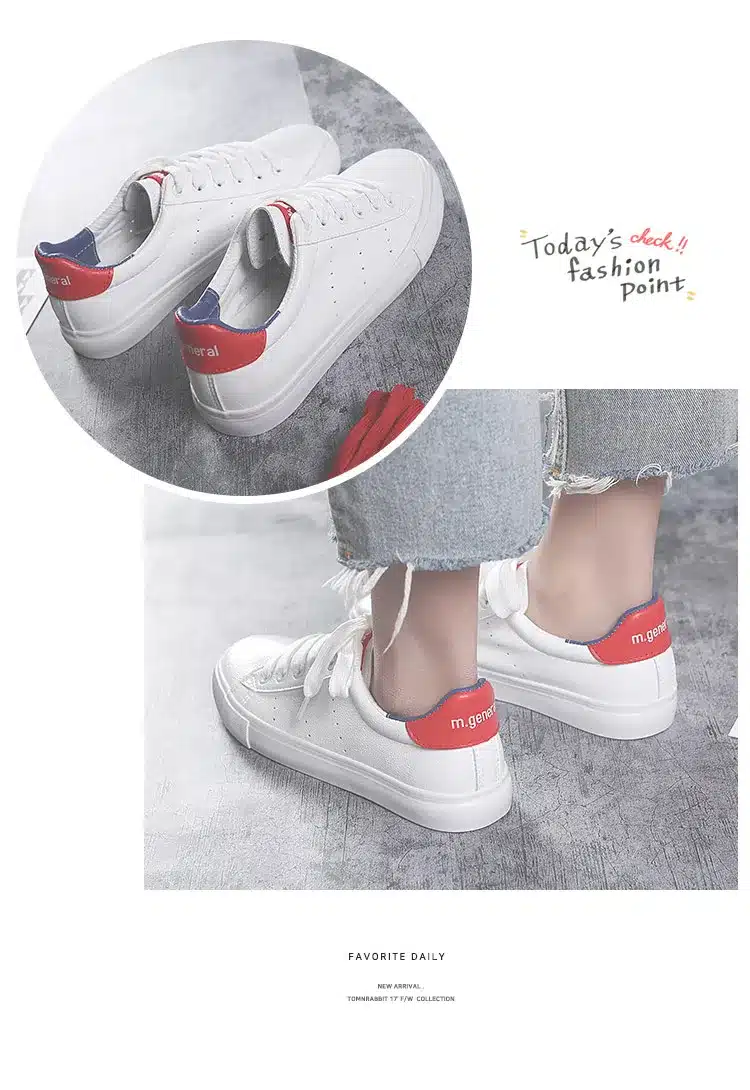 M.GENERAL Women Casual Shoes 2018 Summer New Female Leather Shoes Mixed Color Fashion Sneakers Zapatillas Deportivas Mujer 35-40 28