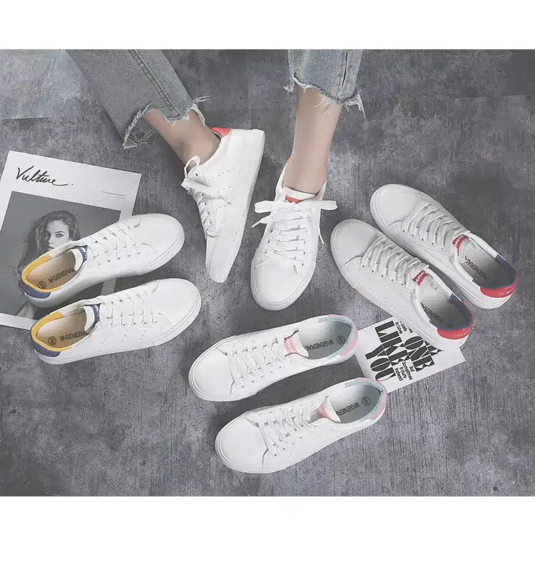 M.GENERAL Women Casual Shoes 2018 Summer New Female Leather Shoes Mixed Color Fashion Sneakers Zapatillas Deportivas Mujer 35-40 29