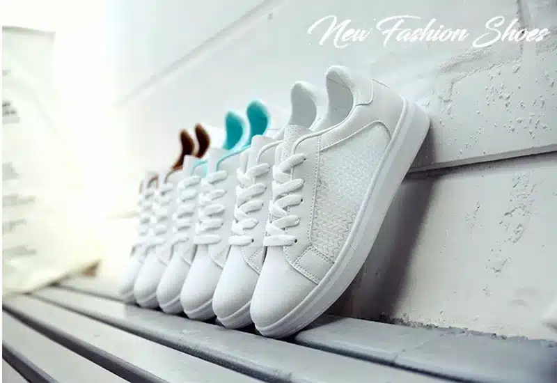 WAWFROK Women Casual Shoes Summer 2018 Spring Mesh+Leather Flats Shoes Woman Fashion Breathable Women Sneakers 2