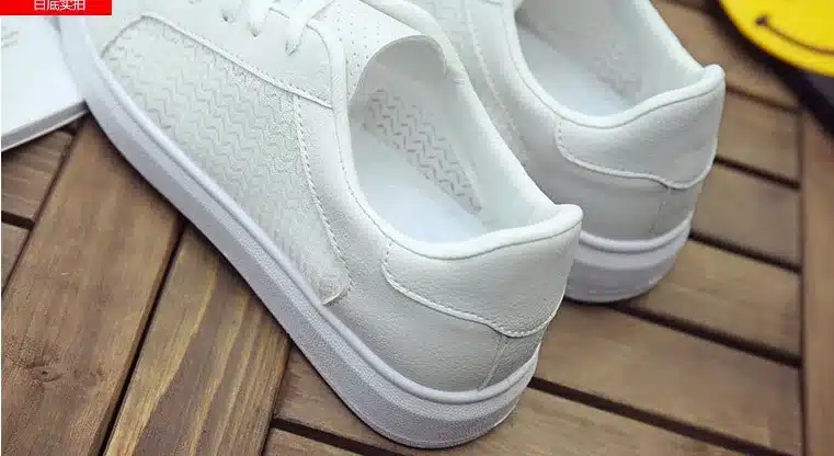 WAWFROK Women Casual Shoes Summer 2018 Spring Mesh+Leather Flats Shoes Woman Fashion Breathable Women Sneakers 4
