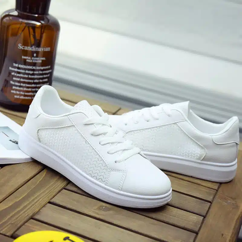 WAWFROK Women Casual Shoes Summer 2018 Spring Mesh+Leather Flats Shoes Woman Fashion Breathable Women Sneakers 8