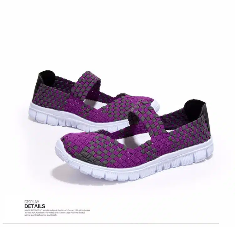 Woman Casual shoes 2018 fashion New Arrivals spring Summer Breathable Sneaker Weaving women home shoes tenis feminino 18