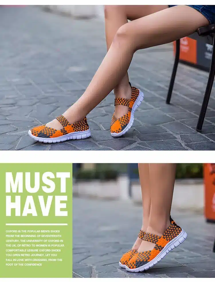 Woman Casual shoes 2018 fashion New Arrivals spring Summer Breathable Sneaker Weaving women home shoes tenis feminino 21
