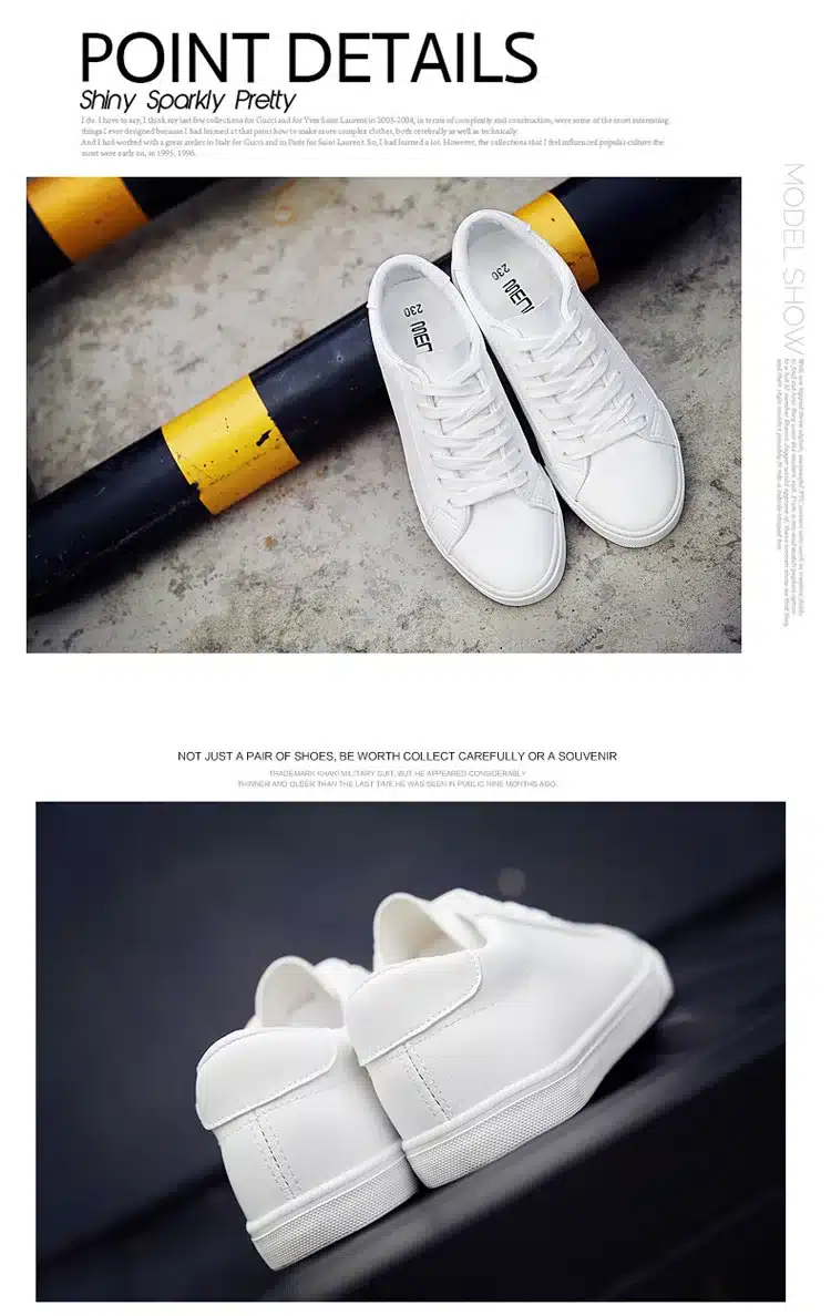 2018 new spring tenis feminino lace-up white shoes woman PU Leather solid color female shoes casual women shoes sneakers 16