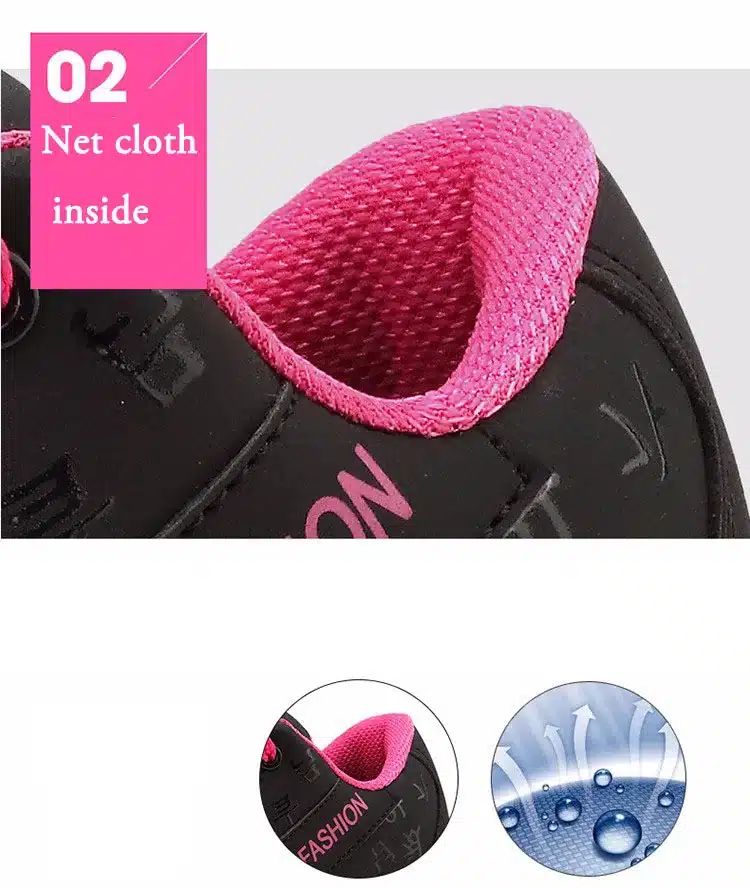 Fast delivery Women casual shoes 2018 New Arrival Walking creepers fashion waterproof wedges platform woman sneakers shoes 17