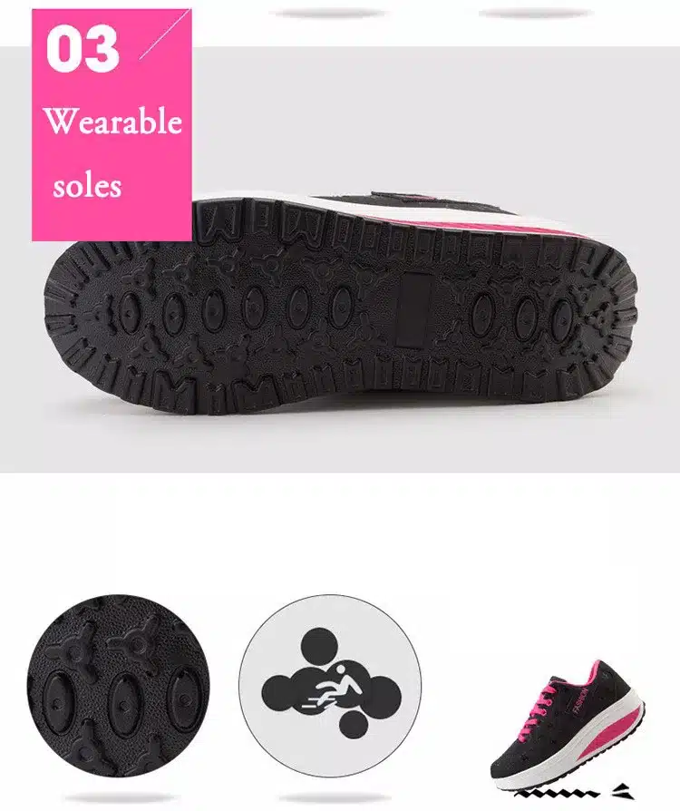 Fast delivery Women casual shoes 2018 New Arrival Walking creepers fashion waterproof wedges platform woman sneakers shoes 18