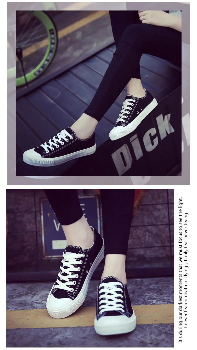Women shoes 2018 new white canvas shoes female spring and summer white casual shoes woman students women sneakers 24