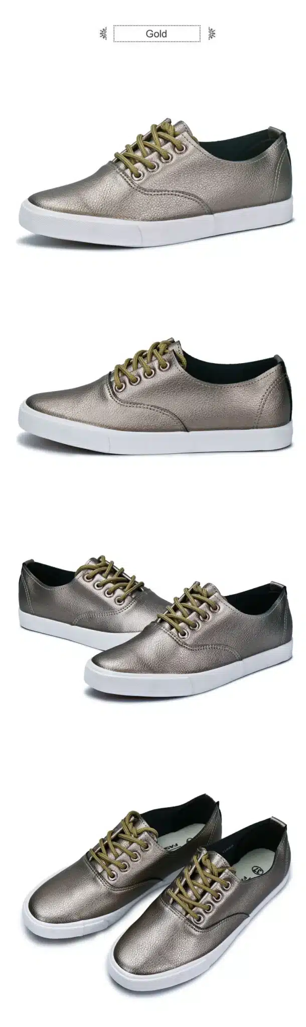 GOGC 2018 Flat Shoes Women Breathable Women Sneakers Footwear High Quality Silver Black White Women Flats Casual Shoes Slipony 17