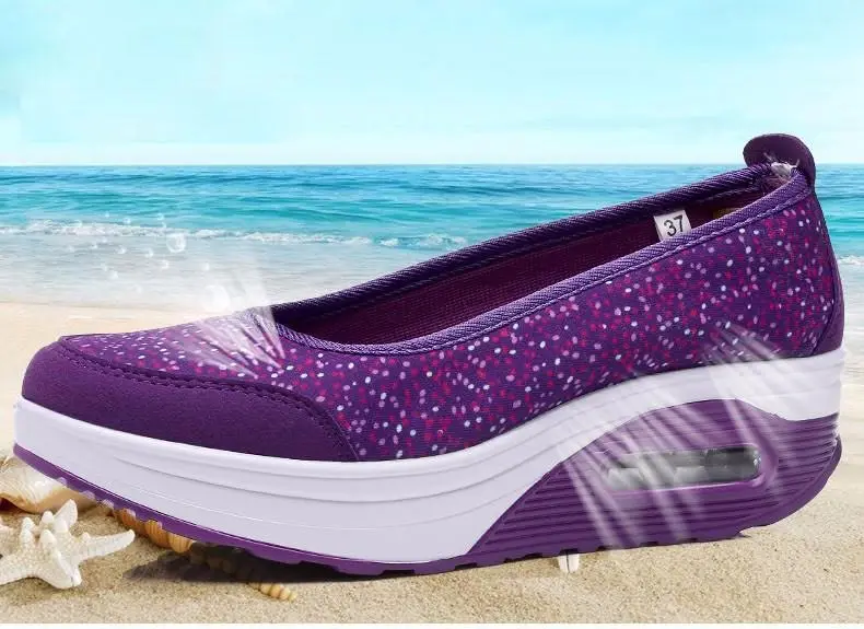 Casual shoes woman 2018 hot printing breathable mesh platform shoes women sneakers tenis feminino print women shoes 15