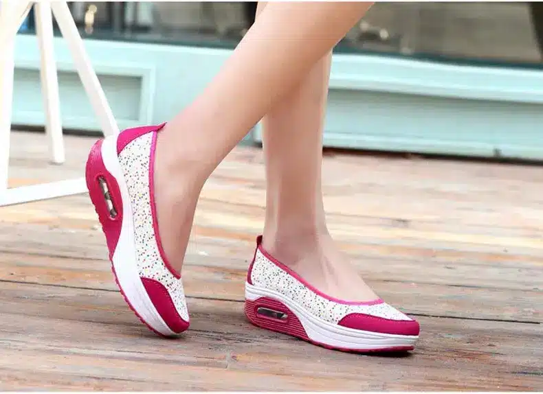 Casual shoes woman 2018 hot printing breathable mesh platform shoes women sneakers tenis feminino print women shoes 21