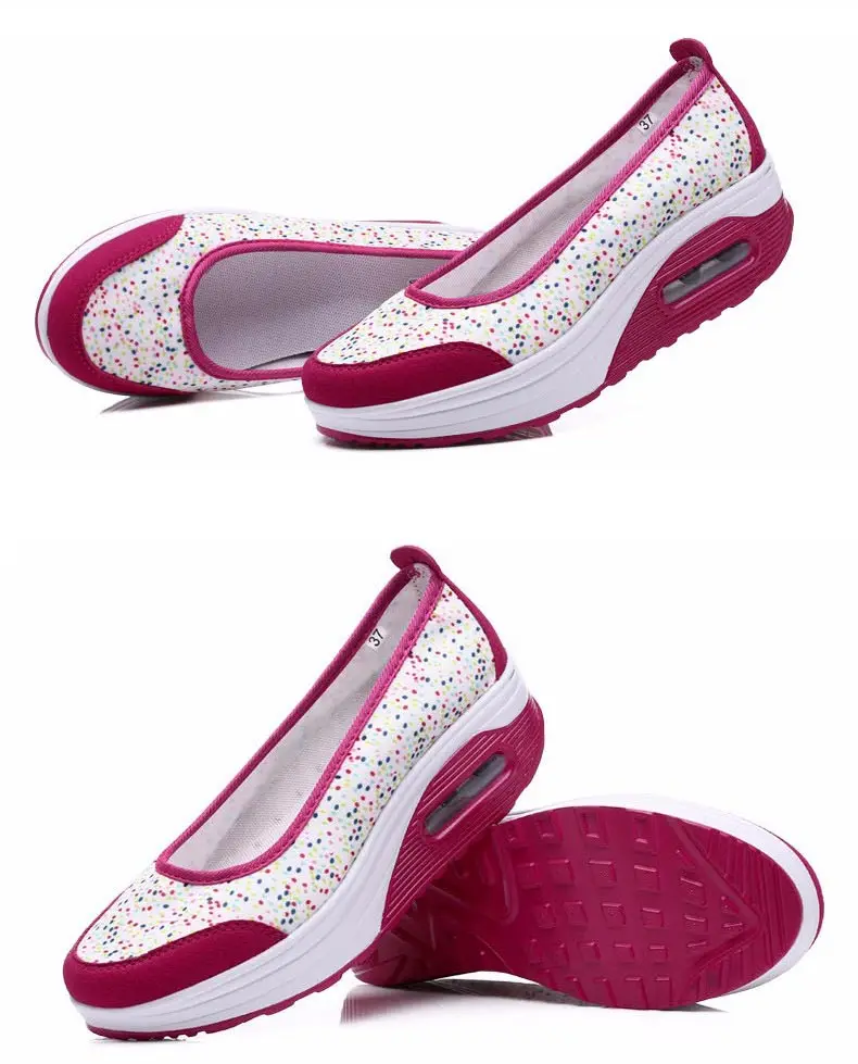 Casual shoes woman 2018 hot printing breathable mesh platform shoes women sneakers tenis feminino print women shoes 31