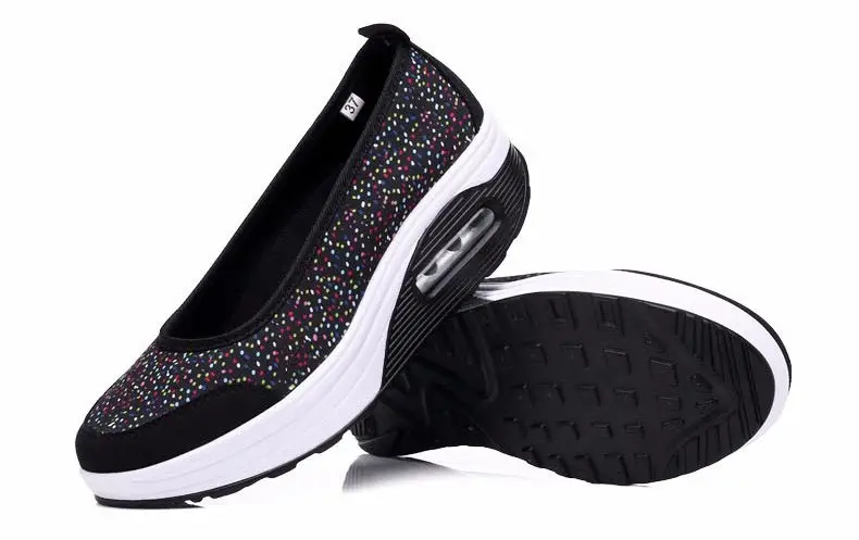 Casual shoes woman 2018 hot printing breathable mesh platform shoes women sneakers tenis feminino print women shoes 33