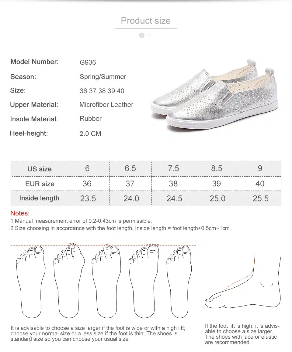 GOGC 2018 Slipony Women Hole Shoes Ladies Leather Shoes Breathable Soft Women Flats Shoes Vulcanized Slip on Women Sneakers 12