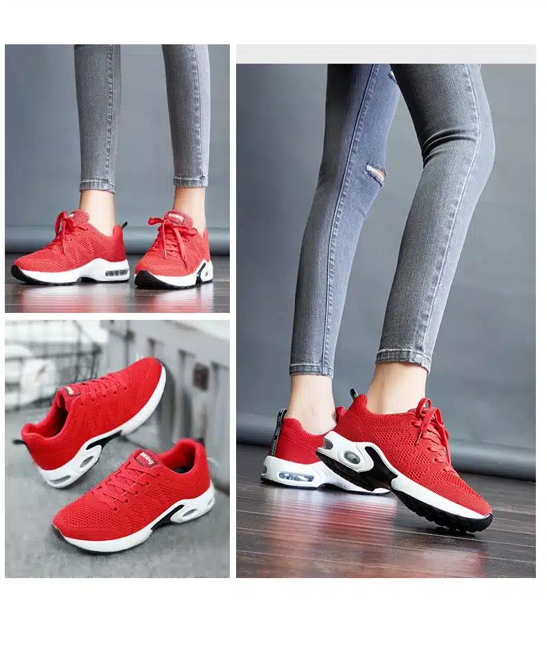 2018 Summer Sneakers For Women Breathable Mesh Running Shoes Damping Sport Shoes Woman Outdoor Jogging Blue Walking Shoes A22 22