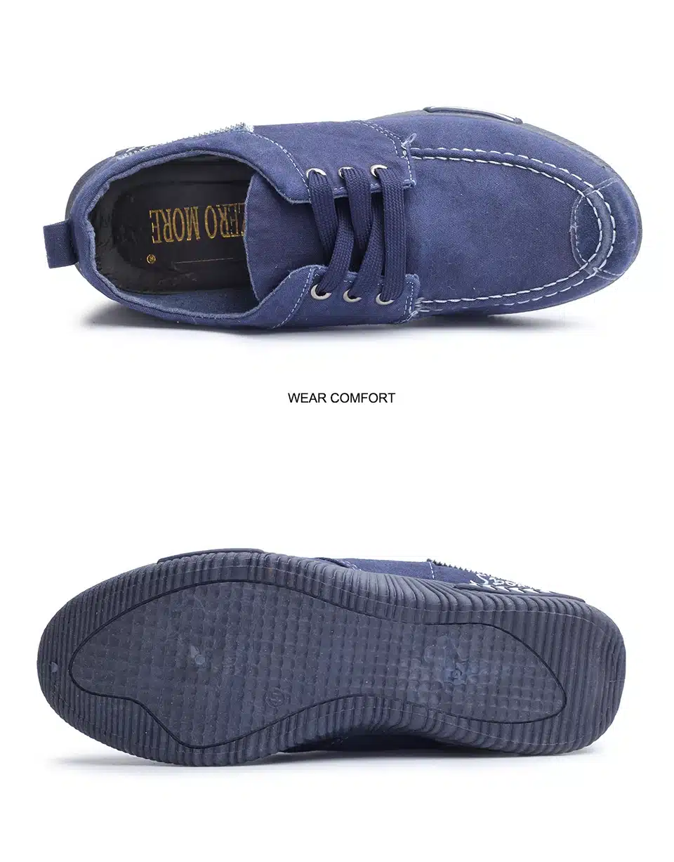 ZERO MORE Canvas Men Shoes Denim Lace Up Men Casual Shoes New 2018 Plimsolls Breathable Male Footwear Spring Sneakers RME-252 5
