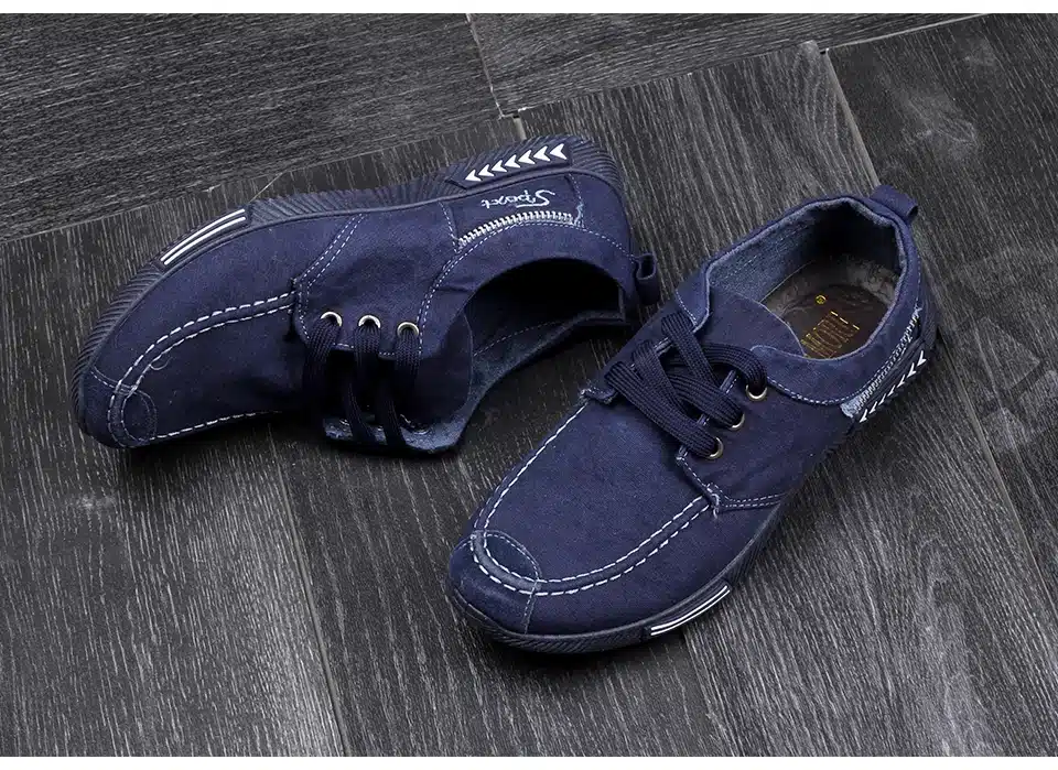 ZERO MORE Canvas Men Shoes Denim Lace Up Men Casual Shoes New 2018 Plimsolls Breathable Male Footwear Spring Sneakers RME-252 7