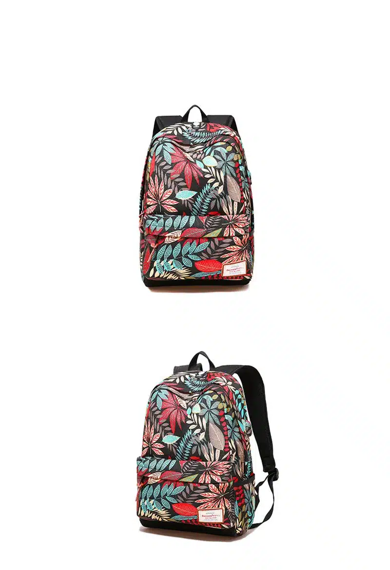 Women USB charging laptop backpack for teenage girls school backpack bag Printing Female Backpacks for college students 17