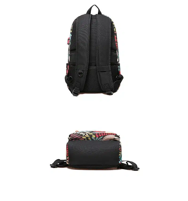 Women USB charging laptop backpack for teenage girls school backpack bag Printing Female Backpacks for college students 18