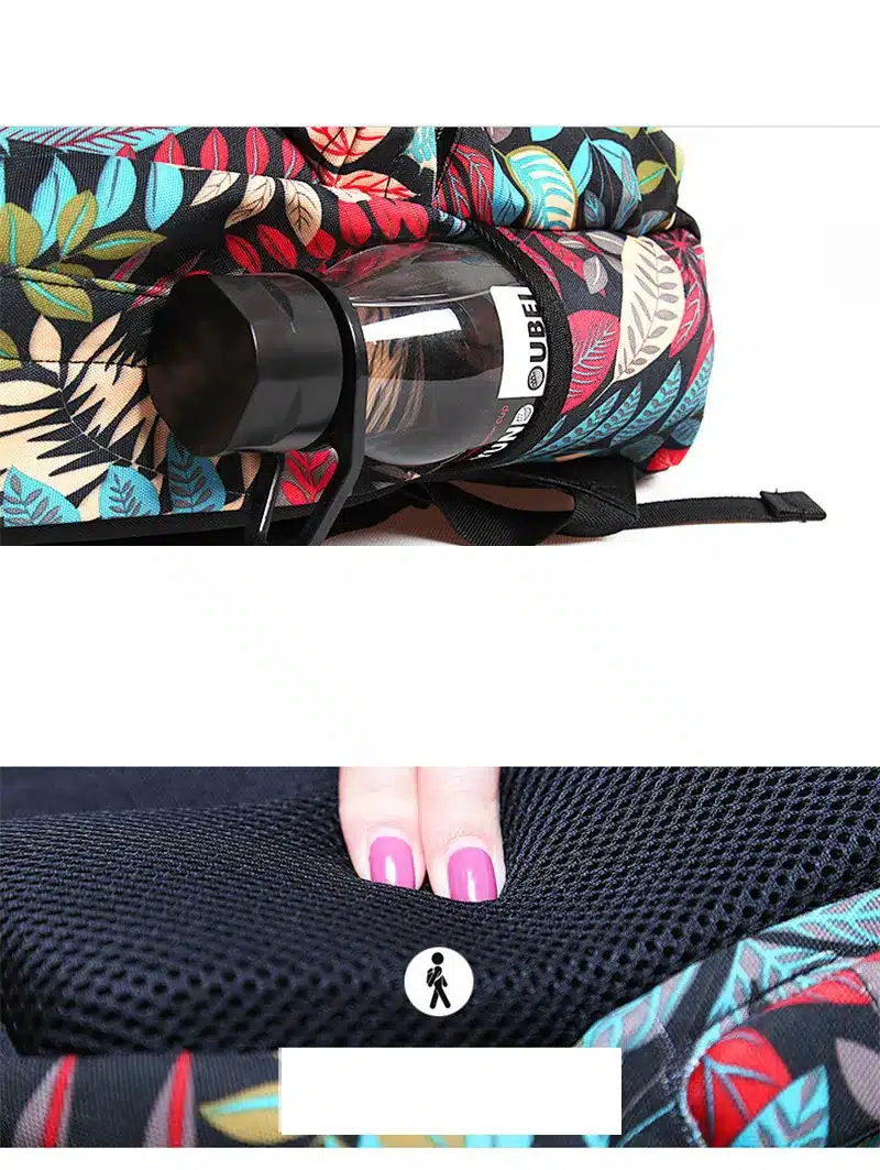 Women USB charging laptop backpack for teenage girls school backpack bag Printing Female Backpacks for college students 21