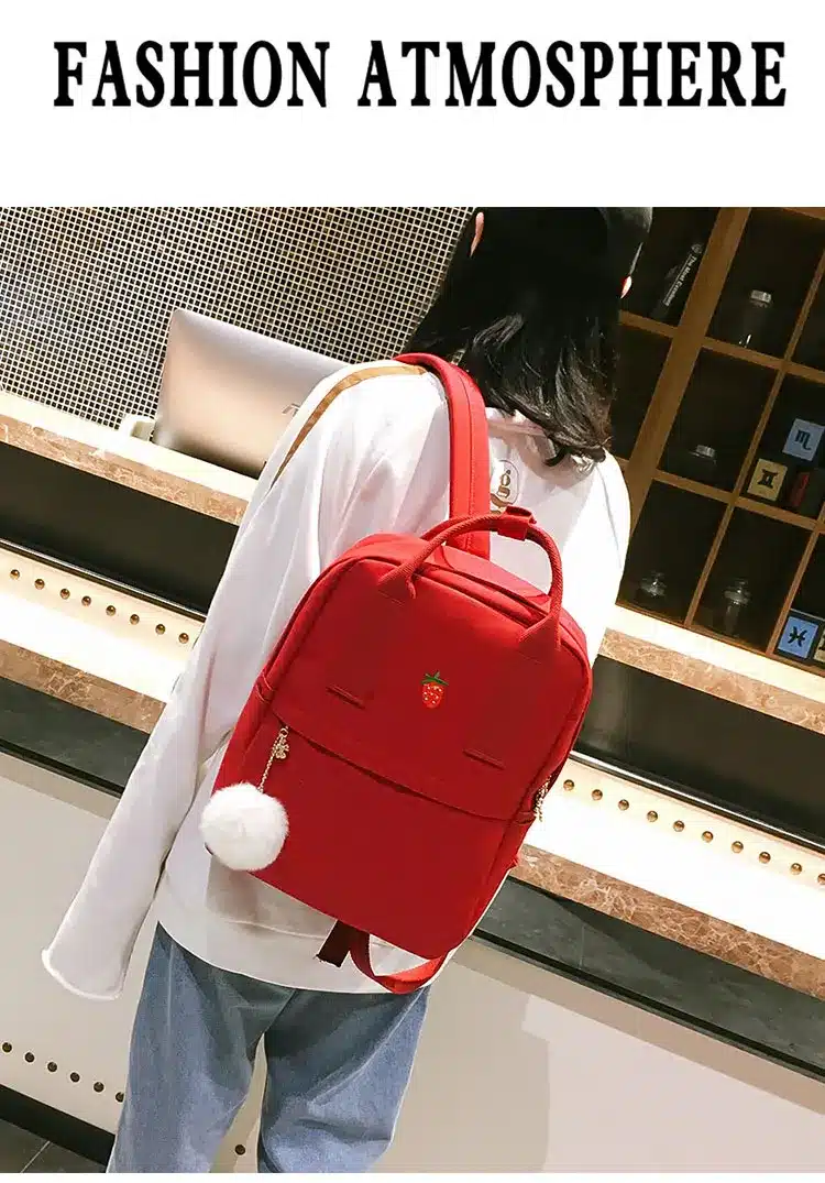 Women Backpack for School Teenagers Girls Vintage Stylish School Bag Ladies Canvas Fabric Backpack Female Bookbag Mochila 1574 29