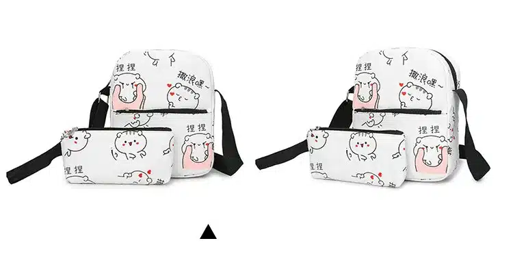 2018 USB Charging Canvas Backpack 3 Pcs/set Women School Backpacks Schoolbag For Teenagers Man Student Book Bag Boys Satchel 16