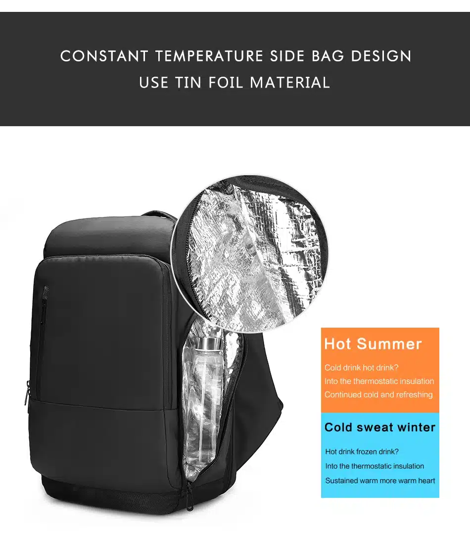 NIGEER 17 inch Laptop Backpack For Men Water Repellent Functional Rucksack with USB Charging Port Travel Backpacks Male n1755 20