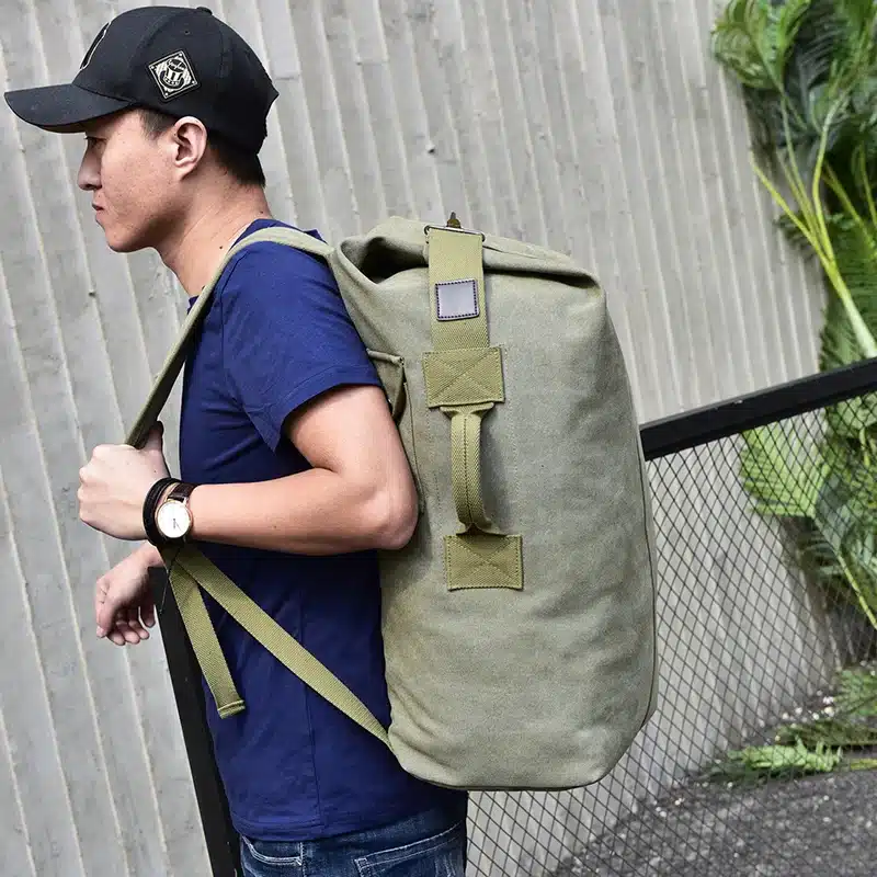2018 Large Capacity Rucksack Man Travel Bag Mountaineering Backpack Male Luggage Boys Canvas Bucket Shoulder Bags Men Backpacks 26