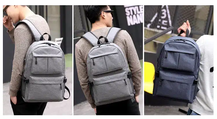 AHRI USB Unisex Design Backpack Book Bags for School Backpack Casual Rucksack Daypack Oxford Canvas Laptop Fashion Man Backpacks 10