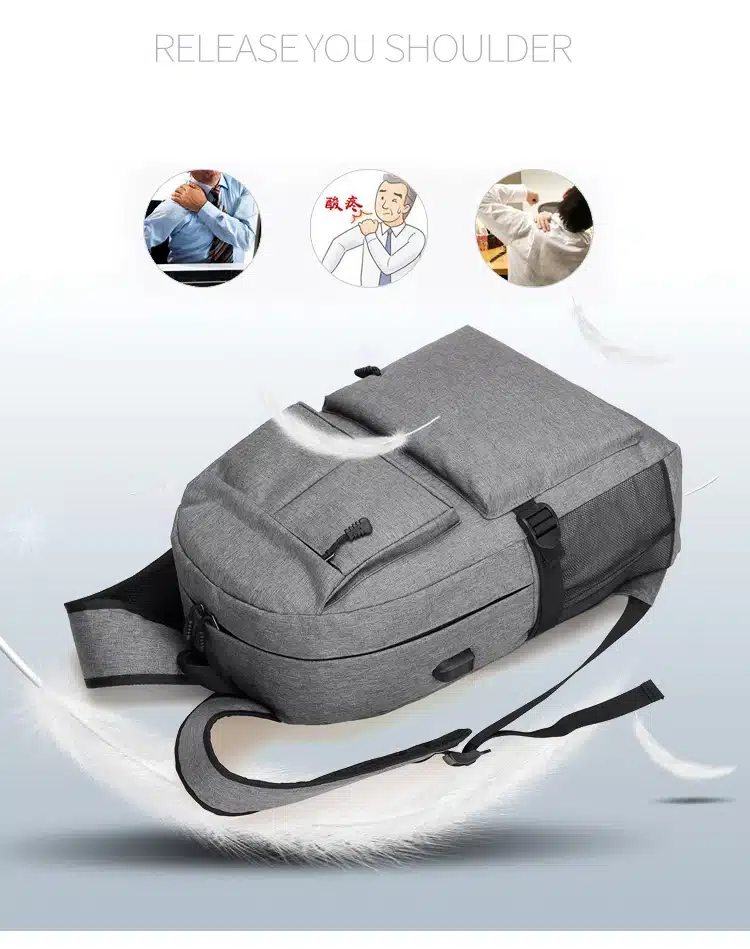 AHRI USB Unisex Design Backpack Book Bags for School Backpack Casual Rucksack Daypack Oxford Canvas Laptop Fashion Man Backpacks 11