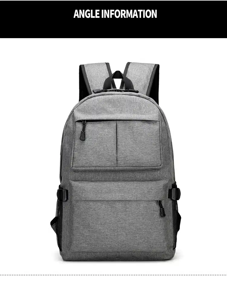 AHRI USB Unisex Design Backpack Book Bags for School Backpack Casual Rucksack Daypack Oxford Canvas Laptop Fashion Man Backpacks 22