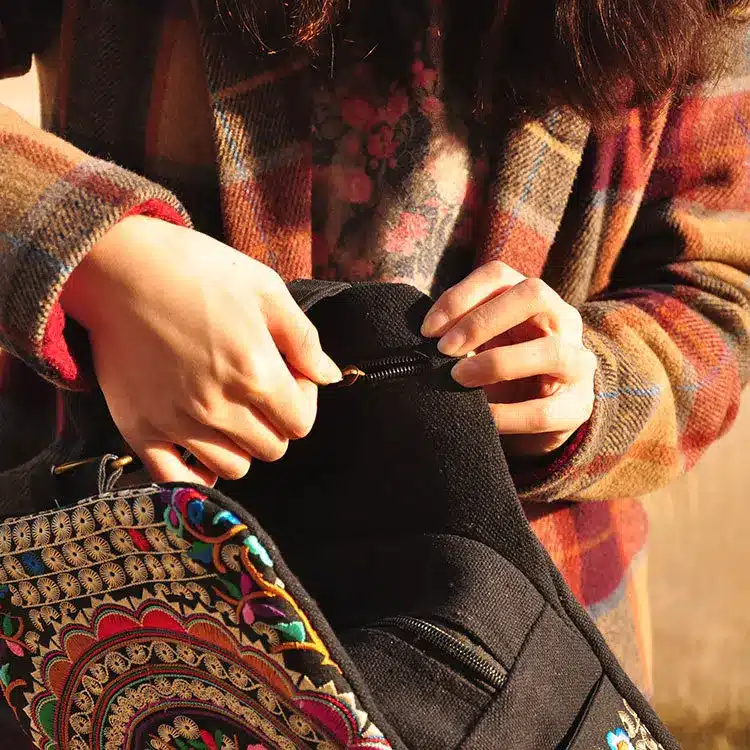Vintage Embroidery Ethnic Canvas Backpack Women Handmade Flower Embroidered Travel Bags Schoolbag Backpacks Rucksack Mochila 10