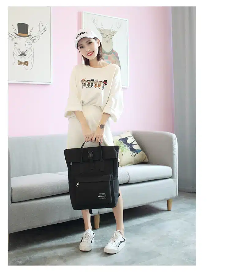 Women External USB Charge Backpack Canvas Backpack Male Mochila Escolar Girls Laptop Backpack School Bags Backpack for teens 12