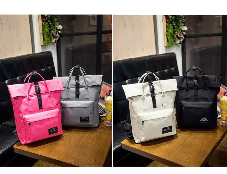 Women External USB Charge Backpack Canvas Backpack Male Mochila Escolar Girls Laptop Backpack School Bags Backpack for teens 17