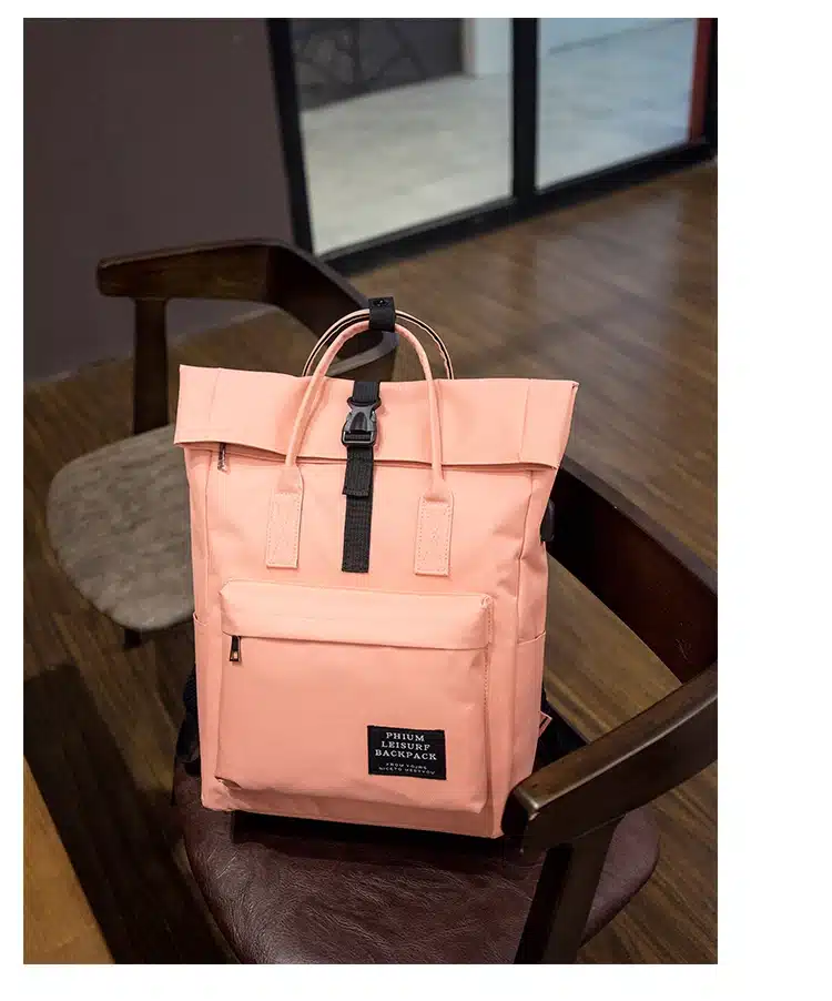 Women External USB Charge Backpack Canvas Backpack Male Mochila Escolar Girls Laptop Backpack School Bags Backpack for teens 19