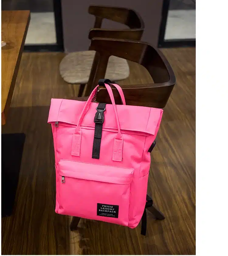 Women External USB Charge Backpack Canvas Backpack Male Mochila Escolar Girls Laptop Backpack School Bags Backpack for teens 26
