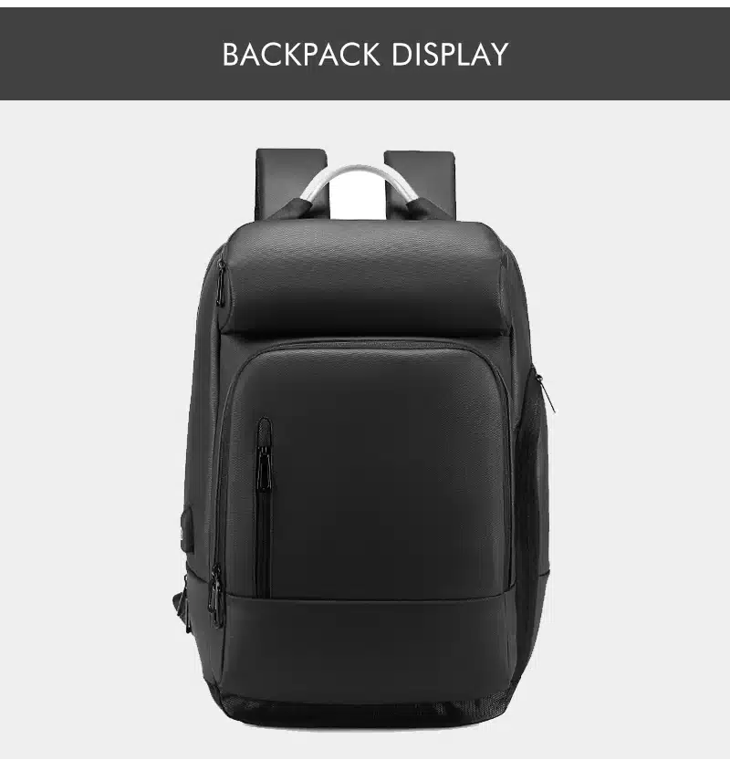 15.6" Laptop Backpack Black Business Male Mochila USB Charging Functional Rucksack Waterproof Leisure Travel Backpack Men n1877 28