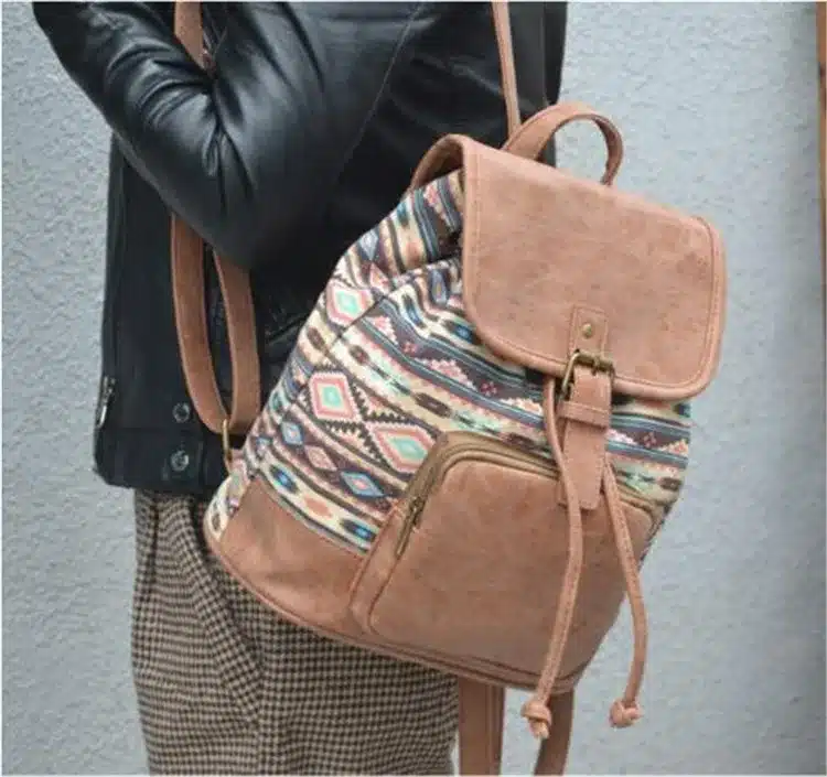 2017 New Women Printing Backpack Canvas School Bags For Teenagers Shoulder Bag Travel Bagpack Rucksack Bolsas Mochilas Femininas 17