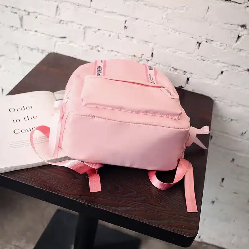 Menghuo Large Capacity Backpack Women Preppy School Bags For Teenagers Female Nylon Travel Bags Girls Bowknot Backpack Mochilas 21