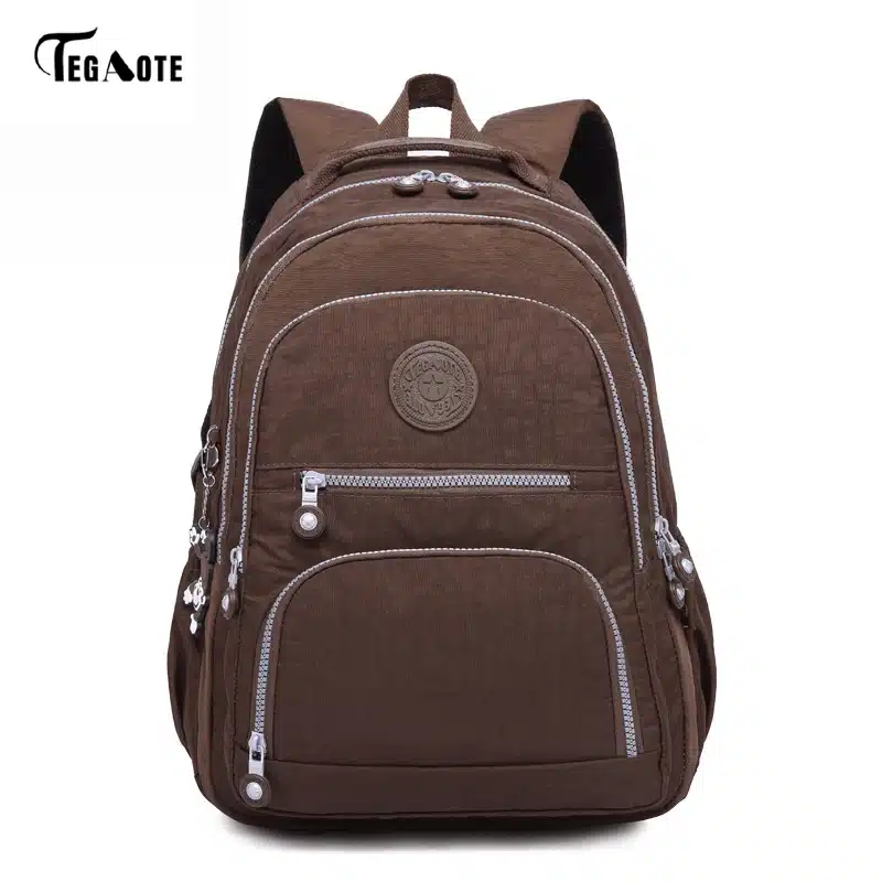 TEGAOTE School Backpack for Teenage Girl Mochila Feminina Women Backpacks Nylon Waterproof Casual Laptop Bagpack Female Sac A Do 30