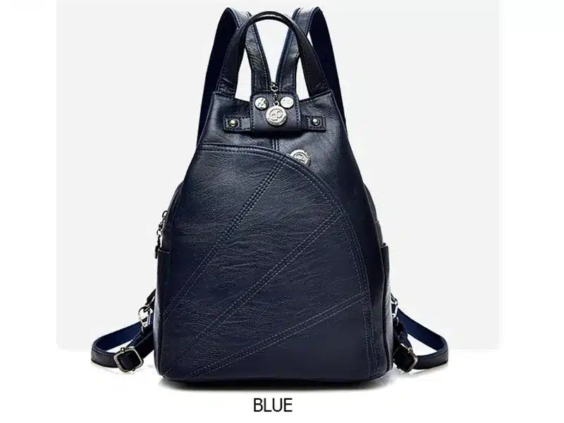Fashion Leisure Women Backpacks Women's PU Leather Backpacks Female school Shoulder bags for teenage girls Travel Back pack 6