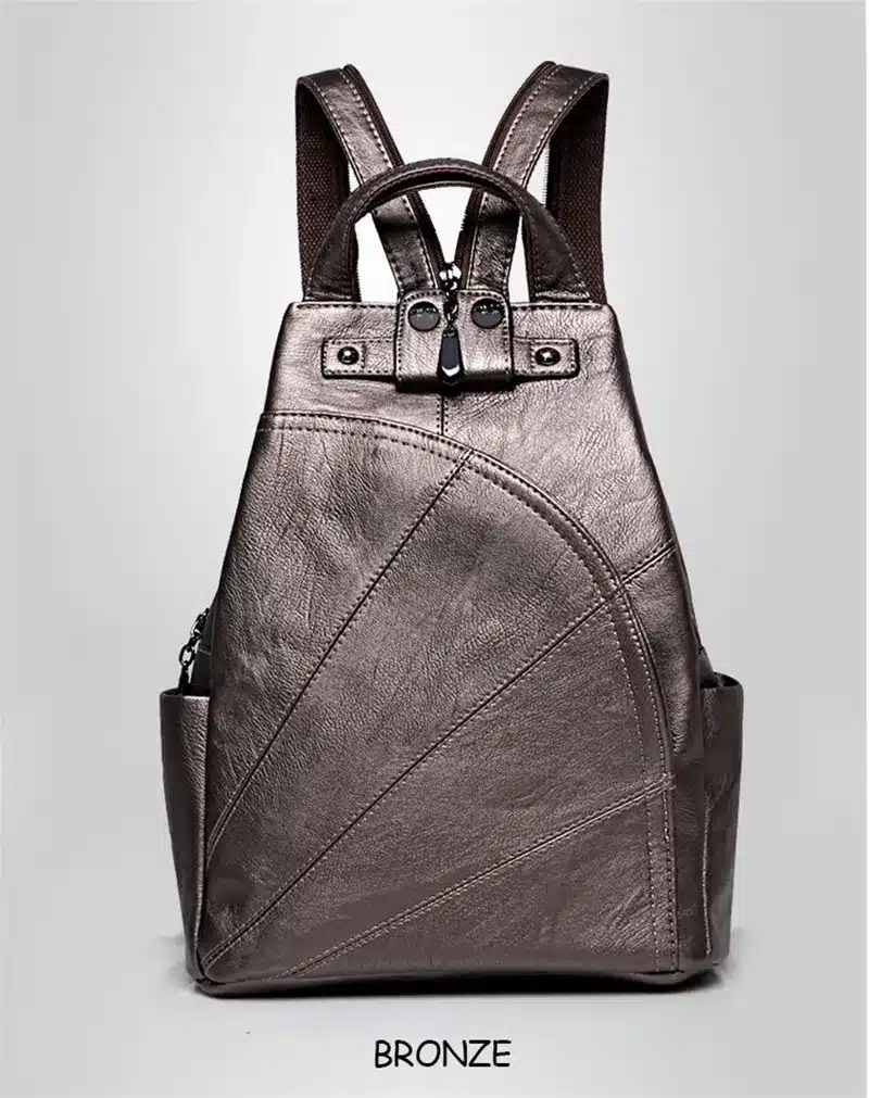 Fashion Leisure Women Backpacks Women's PU Leather Backpacks Female school Shoulder bags for teenage girls Travel Back pack 8