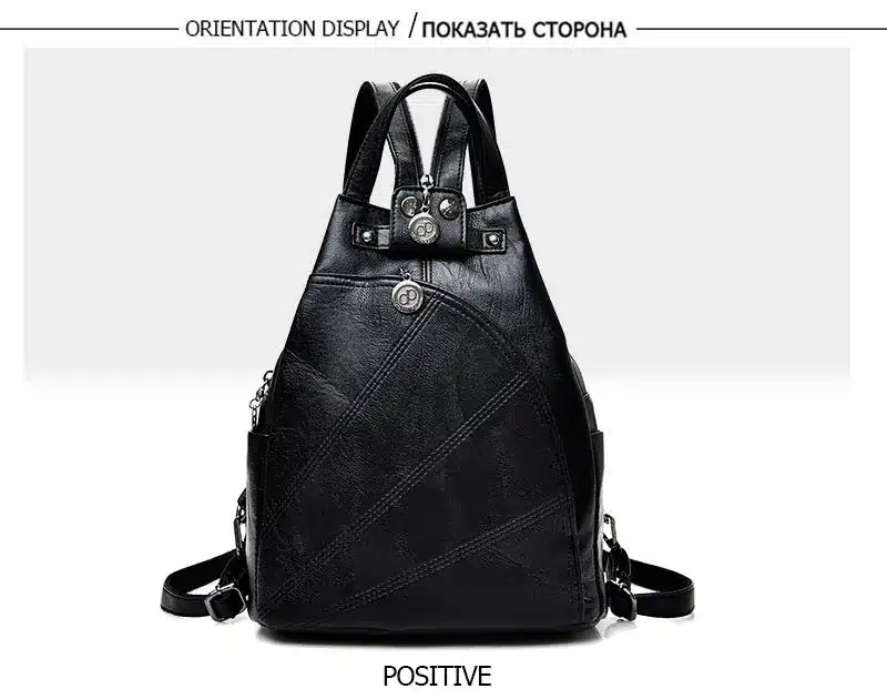Fashion Leisure Women Backpacks Women's PU Leather Backpacks Female school Shoulder bags for teenage girls Travel Back pack 13