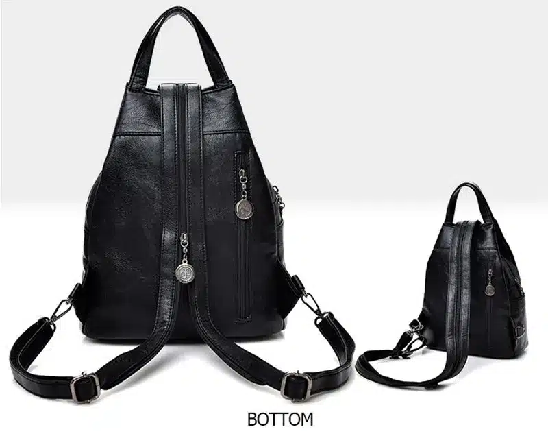 Fashion Leisure Women Backpacks Women's PU Leather Backpacks Female school Shoulder bags for teenage girls Travel Back pack 16